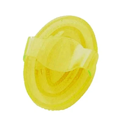 Image of Lincoln Synthetic Rubber Curry Comb Clear Yellow Large