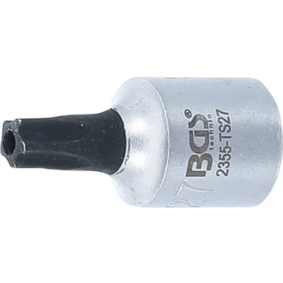 Image of BGS 2355 TS27 Bit Socket 6.3 mm (1/4&quot;) Drive T Star tamperproof (for Torx)