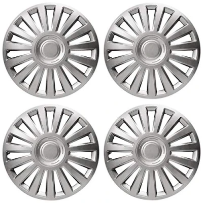 Image of UKB4C 4 x Wheel Trims Lux Hub Caps 15&quot; Covers fits Suzuki Alto Wind Celerio Swift Ignis