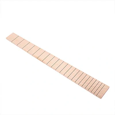 Image of Alnicov Pre Slotted Maple Wood 22 Fret Electric Guitar Fingerboard Fretboard Replacement Parts