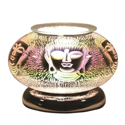 Image of Aroma Ellipse Buddha 3D Electric Wax Melt Warmer Touch Control 19cm Stunning Design for Soothing Ambiance &amp; Fragrance