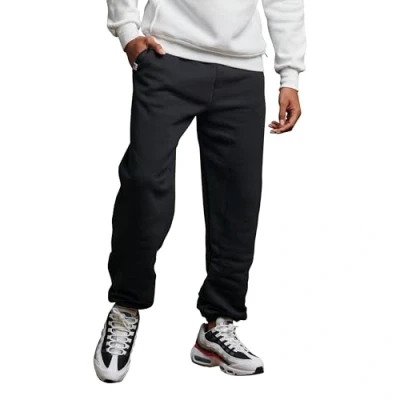 Image of Russell Athletic Men&#039;s Dri Power Closed Bottom Pocket Sweatpant, Black, XXL