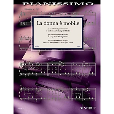 Image of La Donna e Mobile: 50 Famous Opera Melodies in Easy Piano Arrangements