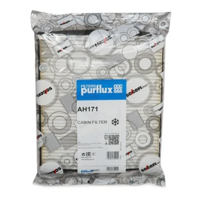 Image of GCF068 Pollen Filter PURFLUX AH171 269mm 240mm 30mm VAUXHALL: Zafira Mk2, Vectra Mk2 CC, Astravan Mk5, OPEL: B, A