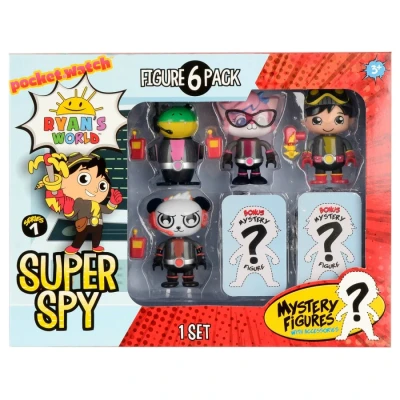 Image of RYAN&#039;S WORLD 200066.006 Super Spy Figure 6pk