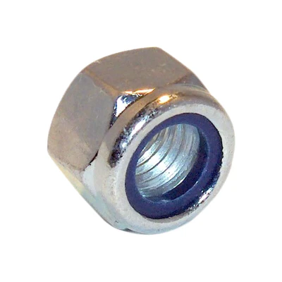 Image of Forgefix Hexagon Nut &amp; Nylon Insert ZP M5 Bag 100 FORNYLOC5M
