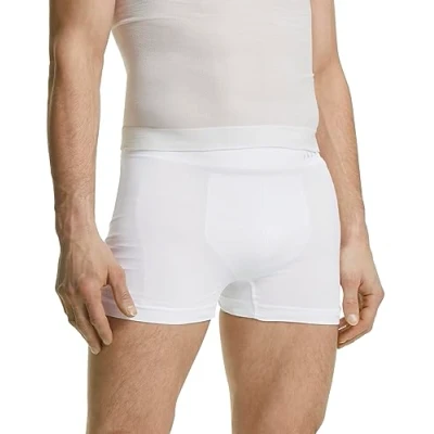 Image of FALKE Men&#039;s Ultralight Cool M BX Functional Yarn Quick Dry 1 Piece Base Layer Underwear, White (White 2860), XL