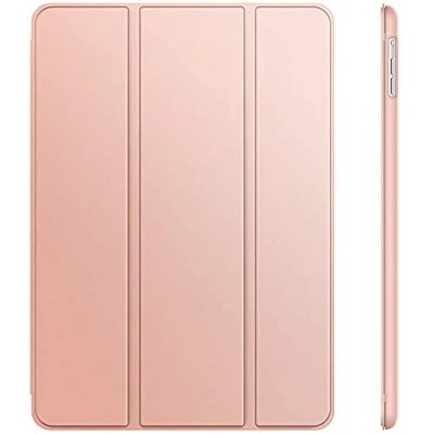 Image of Smart Magnetic Case Fit iPad 9.7 Inch (6th Generation 2018) (5th 2017) A1893/A1954 A1822/A1823 Slim Lightweight Shell Stand Cover Auto Wake/Sleep (Rose Gold)