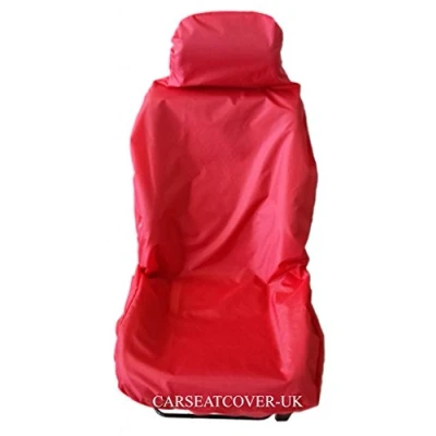 Image of Carseatcover UK® Heavy Duty Waterproof Car Seat Cover Single Red