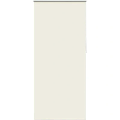 Image of vidaXL Off White Blackout Roller Blind 100x230 cm Perfect Light Blocker, Thermal Insulated, Easy to Install with Included Accessories