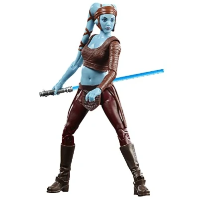 Image of Star Wars the Black Series Aayla Secura Toy 6 Inch Scale Attack of Clones Collectible Action Figure, Ages 4 and Up