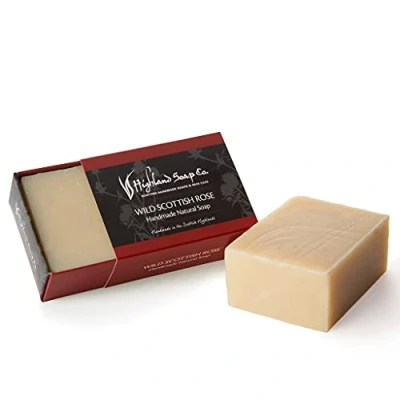 Image of The Highland Soap Company Wild Scottish Rose Handmade 190g