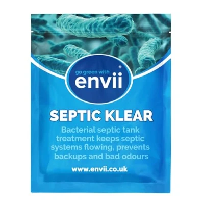 Image of Envii Septic Klear Tank Treatment Bacteria &amp; Enzyme Tablets Remove Smells and Unblocks Care (24 tablets)