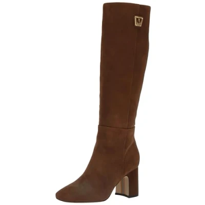 Image of Sam Edelman Women&#039;s Faren Knee High Boot, Toasted Coconut, 6.5 UK