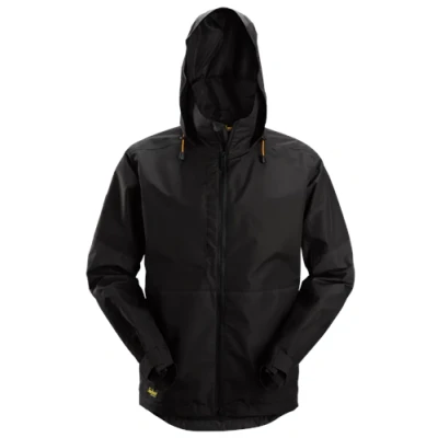 Image of Snickers AllroundWork Waterproof Shell Jacket Black/Black XS