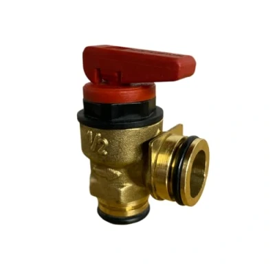 Image of Worcester i Junior/Si/i/CDi Brass Pressure Relief Valve (PRV) Mk2 87161064310 (H09 750) Hanicks