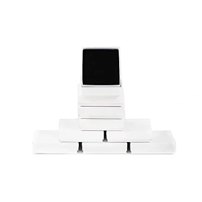 Image of findout jewellery white gift box, 9pcs cardboard necklace boxes for jewelry, boxes, jewelry box small, packaging, bracelet 7x8x2.3cm