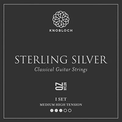 Image of KNOBLOCH STRINGS THE ART OF VIBRATION 400SSQ STERLING SILVER QZ Nylon Medium high Tension 34.0