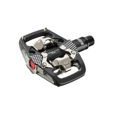 Image of LOOK Cycle X TRACK En Rage Plus MTB Pedals Standard SPD Mechanism Compatible Ultra Strong Forged Aluminum Body Large Contact Surfaces Ideal Enduro Bike Black