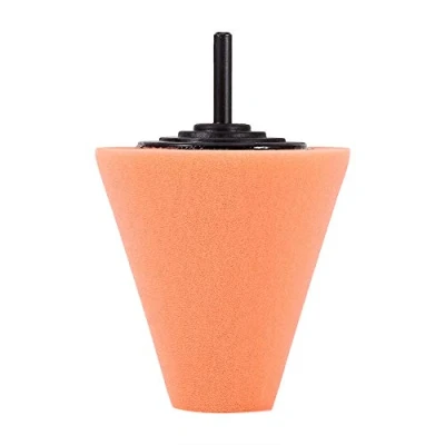 Image of Sponge cone Polishing Foam Pad,1PCS Shaped Buffing Pads for Wheels Use with Power Drill