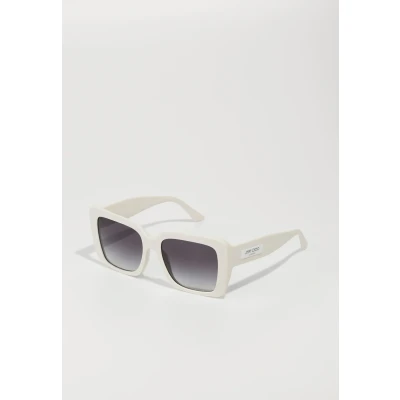 Image of Jimmy Choo Woman JC5042 50088G Sunglasses Acetate White Grey Squared Normal Shaded