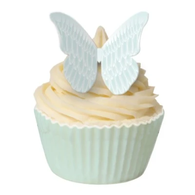 Image of Pack of 12 Edible Wafer Decorations Angel Wings 201 313