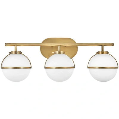Image of Hinkley Hollis Bathroom Wall Lamp Heritage Brass, IP44