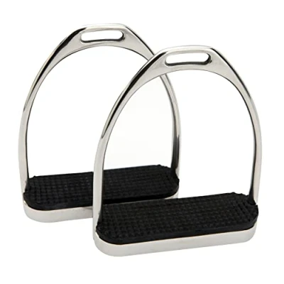 Image of HORKA Fillis Gold Brass Stirrups Equestrian Horse Riding Training Accessories