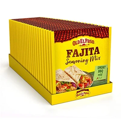 Image of Old El Paso Smoky BBQ Fajita Seasoning Mix 35g (Pack of 24)