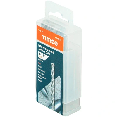 Image of 3x TIMCO Ground Jobber Drills HSS M2 HSIG316 Pack of 10
