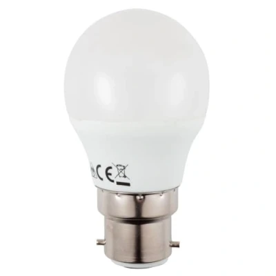 Image of LITECRAFT Light Bulb B22 Bayonet Cap 5.2 Watt Golf Ball Cool White LED (Single)