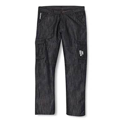 Image of Enzo Men&#039;s Ez08 Loose Fit Jeans, Black, W42/L30 (Size: 42 S)