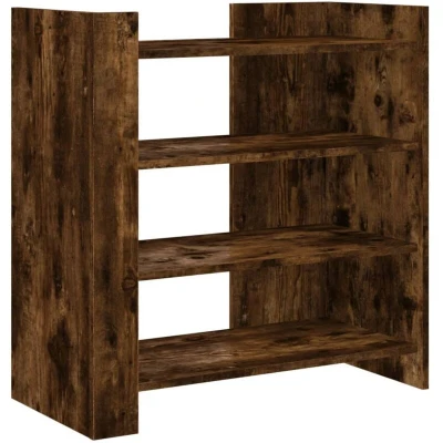 Image of vidaXL Sideboard Smoked Oak 73.5x35x75 cm Engineered Wood
