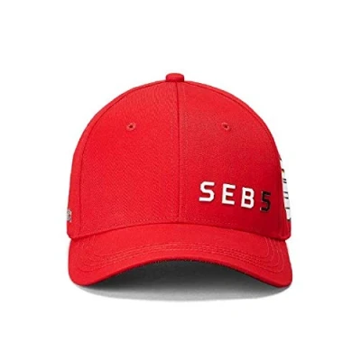 Image of Fuel For Fans Official Formula 1 Merchandise Scuderia Ferrari 2019 F1™ Sebastian Vettel 5 Baseball Cap Red