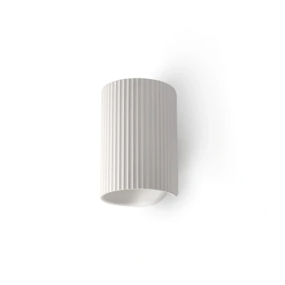 Image of Trama Plaster Wall Lamp White 1x E14