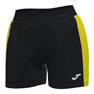 Image of Joma Maxi Team Pants, Women, Black Yellow, M