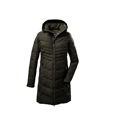 Image of Killtec Women&#039;s Kow 150 Wmn Qltd Prk Quilted Parka with Zip off Hood