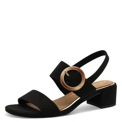 Image of MARCO TOZZI Women&#039;s Sandale 2 28202 44, Black, 6 UK