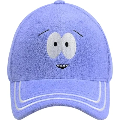 Image of Concept One Unisex&#039;s South Park Dad Hat, Towelie Cotton Adjustable Adult Baseball Cap with Curved Brim, Indigo, Size