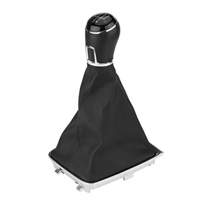 Image of Dweekiy Gear Shift Knob Trim, 5 Speed Car Stick + Gaiter Boot Cover Covers for MK7 2013 2017