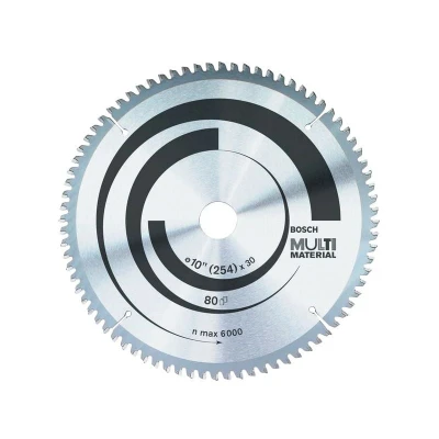 Image of Bosch 1x PRO Multi Material Circular Saw Blade for Corded Mitre Saws (for Aluminium, Plastics, Ø mm, Professional Accessory Saw)