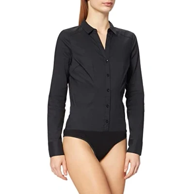 Image of Vero Moda Vmlady G String Buttondown blouse, Women&#039;s, Size: Small, Black