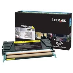 Image of Lexmark C746 Laser Toner Cartridge Page Life 7000pp Yellow C746A1YG