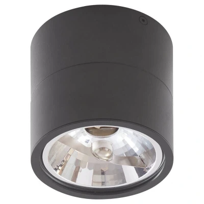 Image of Lindby Thorid downlight, black, set of 2