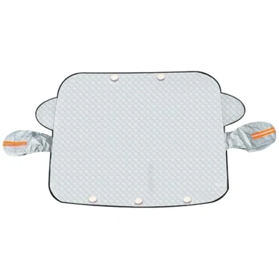 Image of Shirene Car Windscreen Cover,5 Pieces Magnetic Frost Snow Cover Winter Protector Waterproof Large Heavy Duty Windshield Covers for Ice,Sun,UV Guard