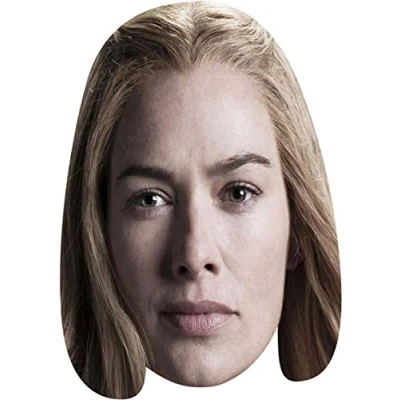 Image of FoxyPrinting Cersei Lannister Tv Stars Celebrity Cardboard Party Face Mask Fancy Dress