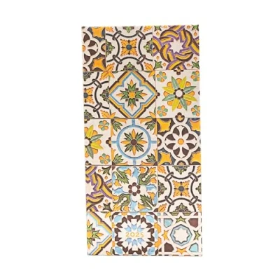 Image of Kalendarz Paperblanks 2025 Porto Slim tygodniowy HOR: tydzień na dwóch stronach, zamykany gumkę, Papier 100 GSM