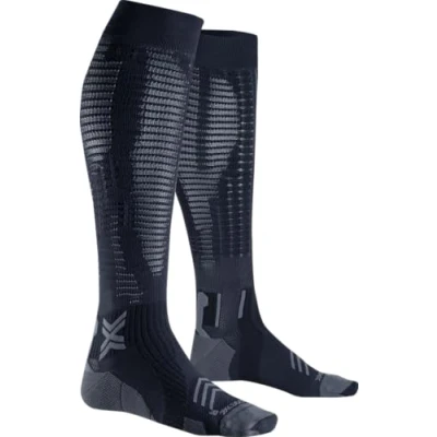 Image of X Bionic Socks Run Perform Compression Socks, Size UK 2 5, Black/White for Enhanced Performance and Comfort