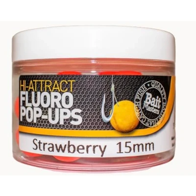 Image of Fluro Pop Ups Strawberry 15mm 40g Fishing Bait