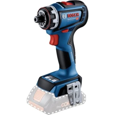 Image of Bosch Professional 18V System Cordless Drill/Driver GSR 90 FC (FlexiClick System, hard torque of 64 Nm, brushless motor, 2 gear, ideal for screwdriving and drilling applications in wood metal)
